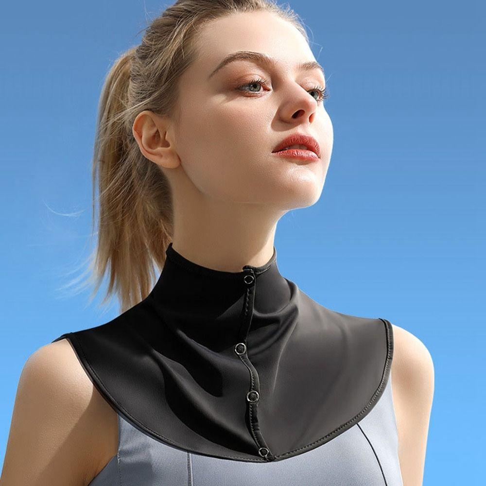 Neck Cover Korean Style Scarves Summer Neck Protection Bib Sunscreen Scarf Sunscreen Shawl
