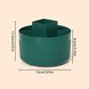 360° Rotating Cosmetic Brush Holder Organizer Multi Tiered Storage Container For Makeup Tools Vanity Accessories