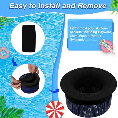 Pool Skimmer Socks Skimmers Cleans Leaves For In-Ground Pools