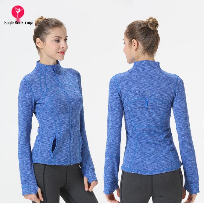 Women's Swift Speed Quick-Dry Stand Collar Sport Jacket for Yoga, Running, and Dance