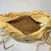 Pleated Bow Shoulder Bag Ruffles Underarm Bag All Match Plaid Armpit Bag  Handbags