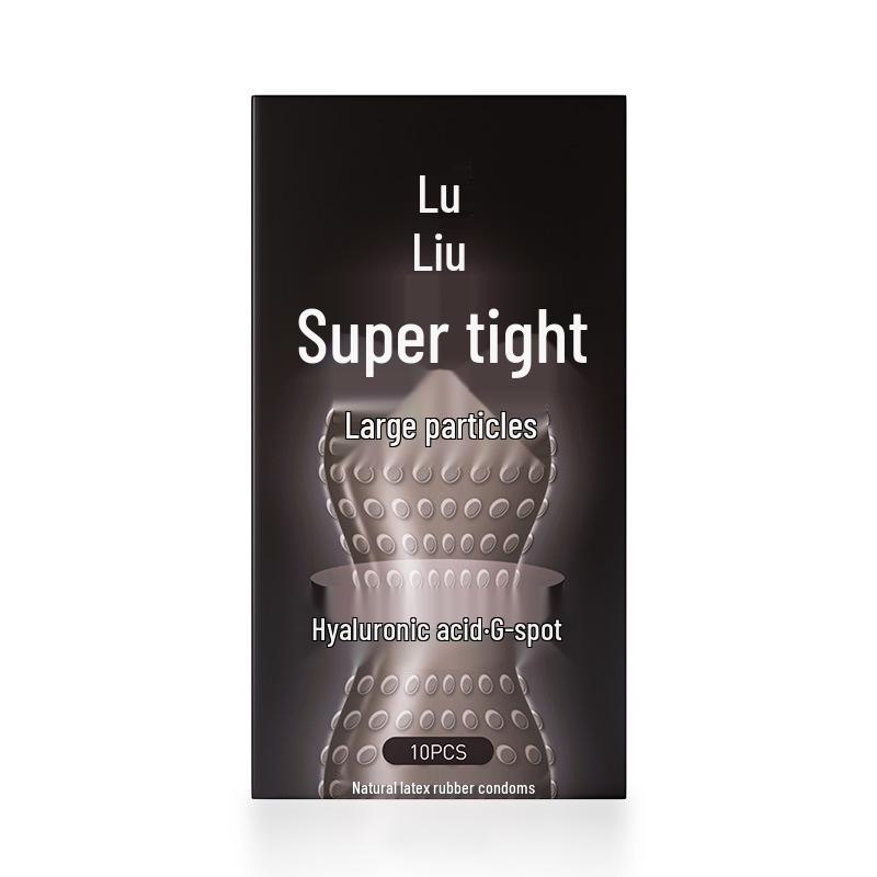 Mingliu Ultra Thin Long-Lasting Dotted Condoms with Hyaluronic Acid - 10 Pack