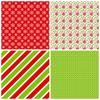 12 Sheets/Package, Hand Account, Material Package, Color, Christmas Material Paper, Scrapbook, Card Making Background Paper