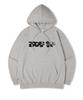 Intruder Oversized Printed Hooded Sweatshirt
