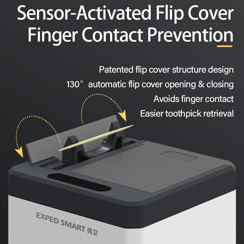 Smart Toothpick Holder Automatic Sensor Toothpick Dispenser Toothpick Container Electric Organizador Kitchen Accessories YQH005