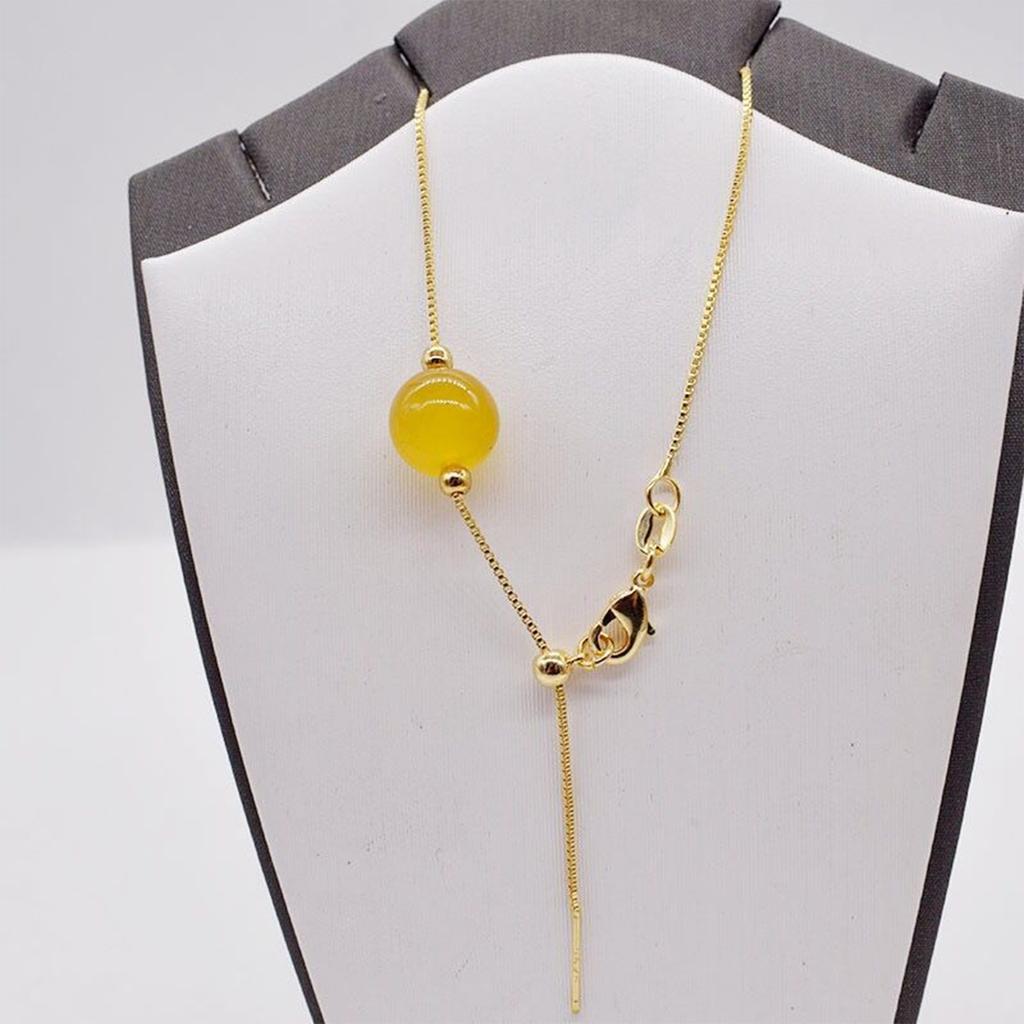 5pcs Adjustable Needle Clasp Beading Necklace Flat O Chain Fashionable Women's Jewelry Making Craft Accessory