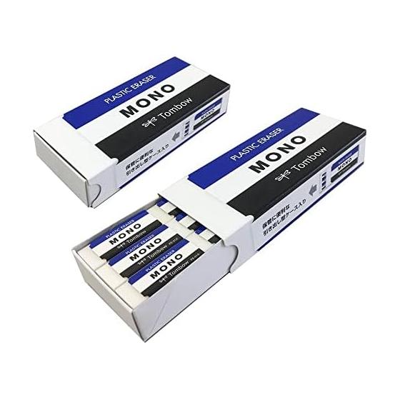 Ластик Tombow Pencil Rectangle MONO Mono Box 18 шт. JHA-061 Белый