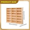 Wooden Toy Car Display Shelf Cabinet Home Party Gift Storage Rack Organizer Case for Farmhouse