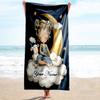 1PC Custom Name Moonlit Dreams Sheep Beach Towel Highly Absorbent And Sand-Resistant Towel for Swimming, Pool, Yoga, And Travel Lightweight