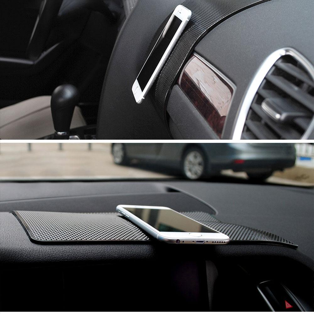 27x15cm Big Car Dashboard Sticky Anti-Slip PVC Mat Silicone Anti-Slip Storage Mat Pads Non-Slip Sticky Pad For Phone Key Holder