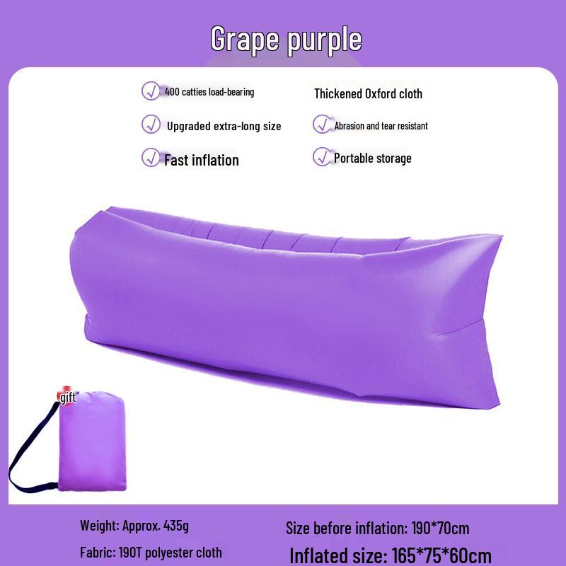 Aufblasbares Outdoor-Liegesofa - Tragbare Luftmatratze für Camping & Musikfestivals