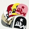 Women Knit Beanie Hats Warm Ear Protector Hat Teens Jacquard Star Handmade Hat