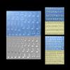 3D Letter Musical Note Number Nail Silicone Mold Diy Fashion Nail Decoration Tools Nail Templates Manicure Design Tool Supplies