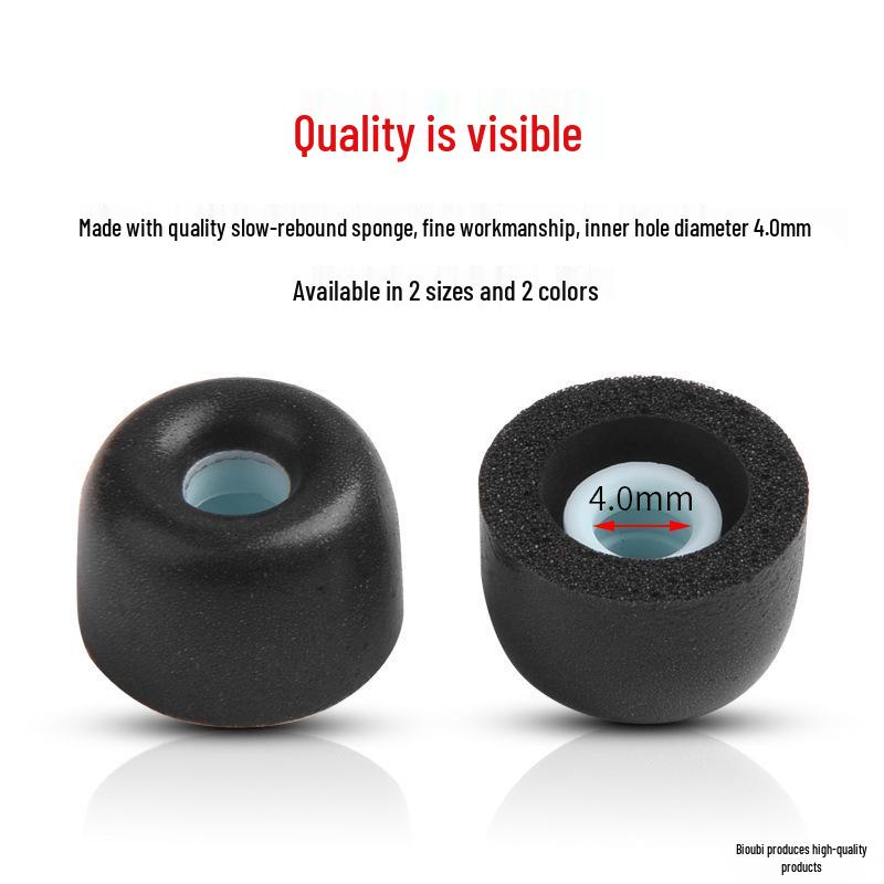 Compatible Memory Foam Covers for Sony WF-1000XM4 & Edifier X3 Earbuds - Noise Cancelling Ear Tips