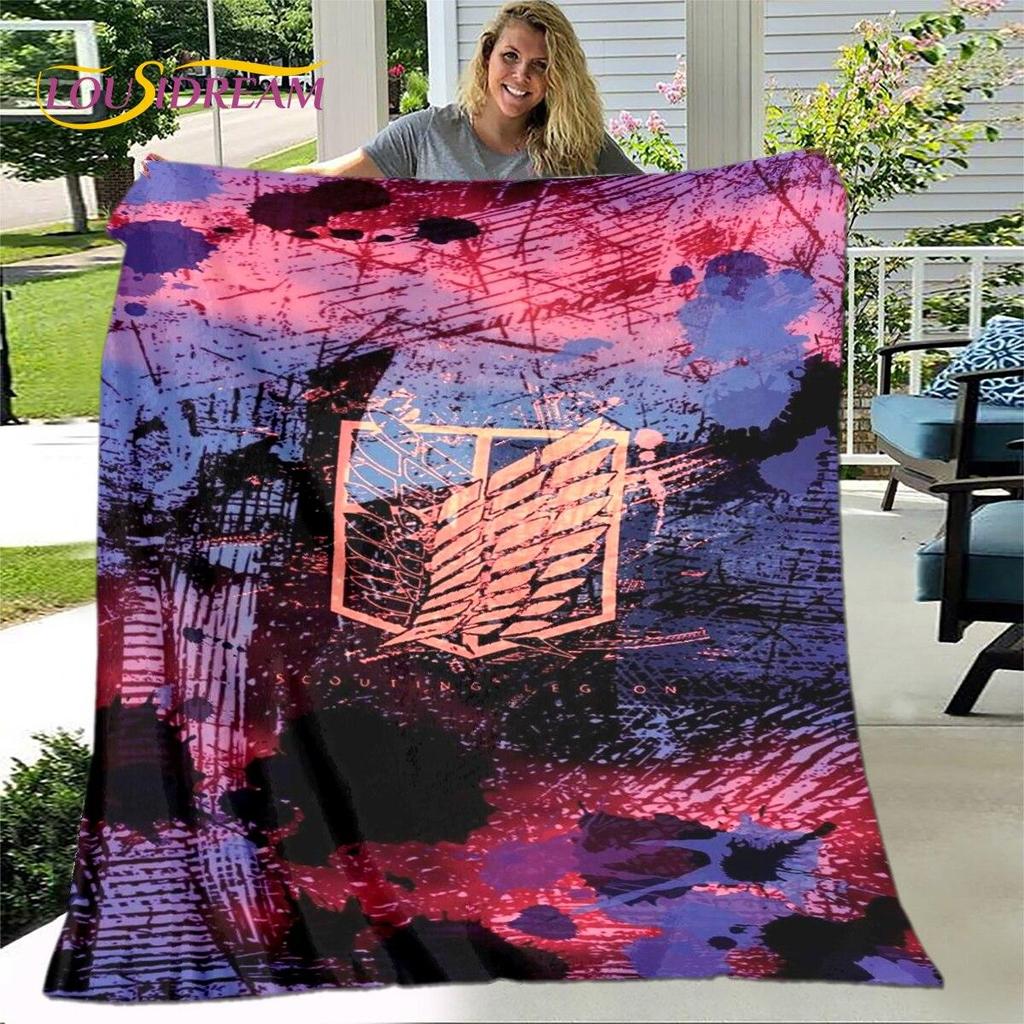 Anime Cartoon Demon Slayer Blanket, Flannel Blanket Throw Blanket, Sherpa Ζεστή Παιδική κουβέρτα για Κρεβάτια Υπνοδωματίου στο Σαλόνι