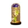 Eternal Rose Glass Lampshade: Christmas, Qixi, Valentine's Day Desktop Ornament & Night Light Gift.