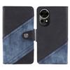 For Huawei Nova 12 Pro 5G/nova 12 Ultra 5G Cell Phone Case Splicing Crazy Horse Texture PU Leather Wallet Cover