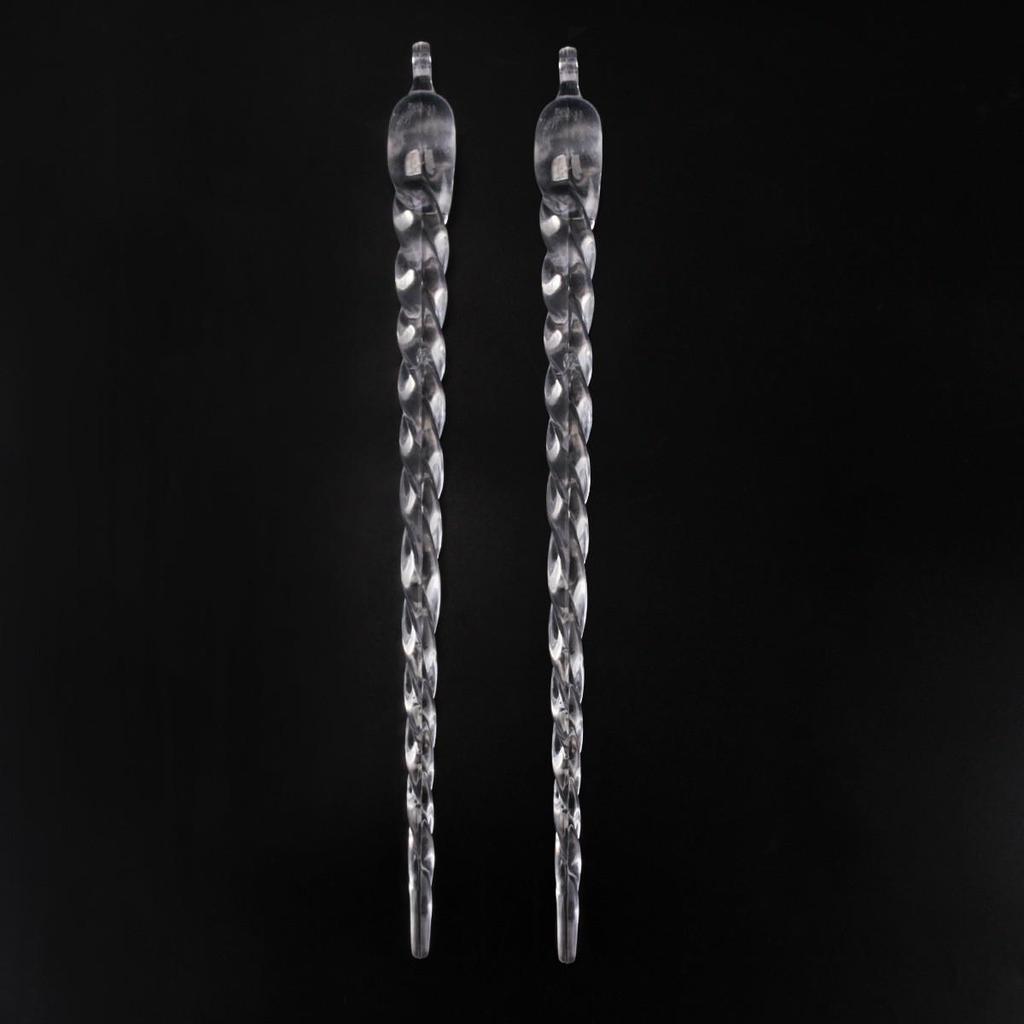 Transparent Icicle Pendants Christmas Tree Hanging Ornaments