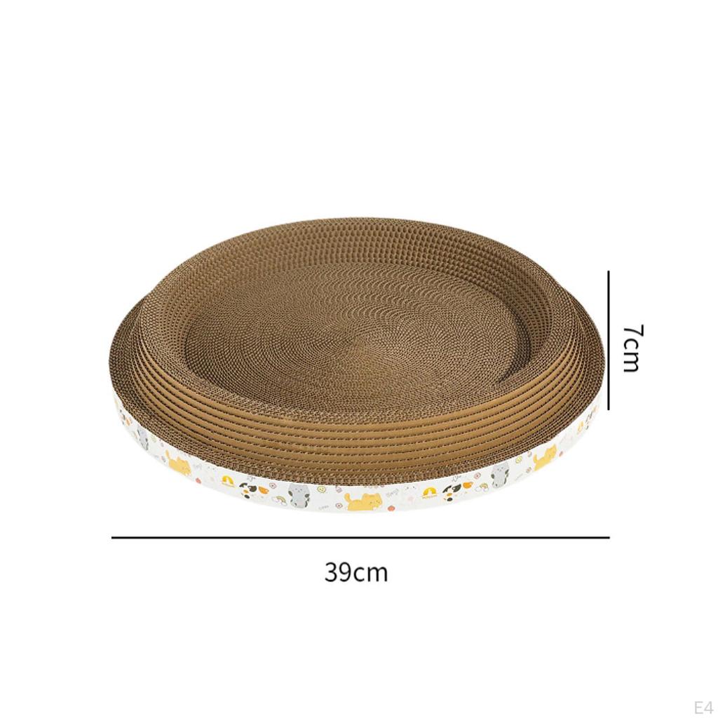 Cardboard Cat Scratcher Bed for Indoor Feline Relaxation