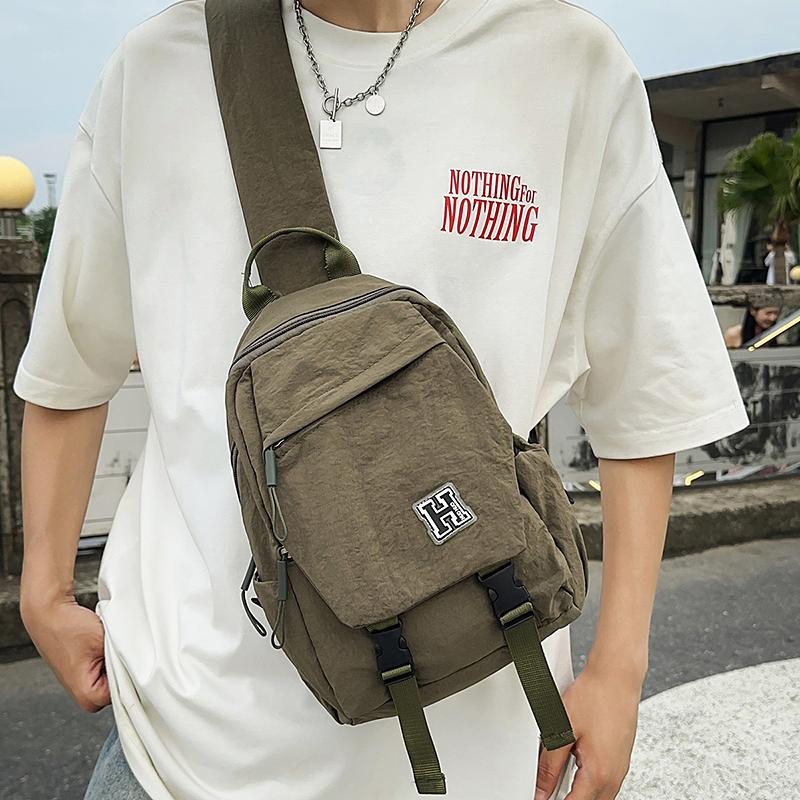 Brusttasche Herren Umhängetasche Damen Leichte Sport Schultertasche