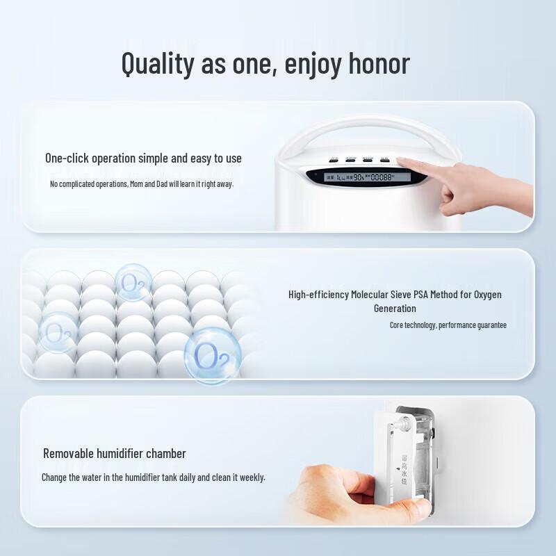 Yuwell YU560 5L Home Oxygen Concentrator with Nebulizer