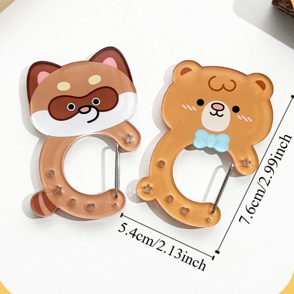 Acrylic Climbing Hook Cartoon Key Hanging Cute Climbing Buckle