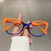 Elegant Cat Eye Reading Glasses for Women Chic Color Block Frame Clear Lens Fashionable Computer Screen Presbyopia 0 To 4.0