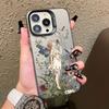 Pretty Butterfly Wing Little Girl Phone Cover For for IPhone 13 12 Mini 11 Pro Max 16 Pro Max 15 Pro 14 Plus Laser  Phone Cases