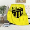 Al-Ittihad Club Football Blanket Blanket for Couch Sofa Travel Home Hiking Picni Bed Beding Flannel Blanket Birthday Gift
