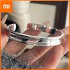 100% Solid 925 Sterling Silver Retro Bracelet for Women Men Vintage Handmade Simple Narrow Simple Bracelet Birthday Gift