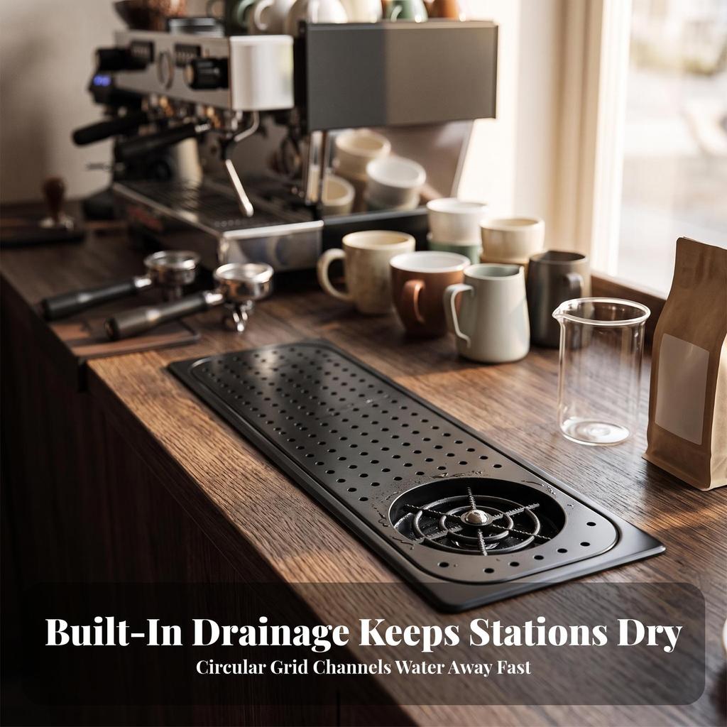 Powerful Drinkware Cleaner with Lock | Perforated Top Surface, Glass Rinser