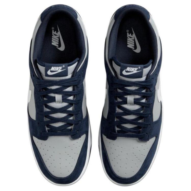 Nike Dunk Low Ossidiana Grigio Fumo Chiaro Sneakers Uomo Blu Bianco IB3079-400