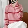 Women Sweater 100% Wool MODERN NEW SAGA Turtleneck Knit Pullover Turn-down Collar Thick Winter Jumpers Female Knit Tops
