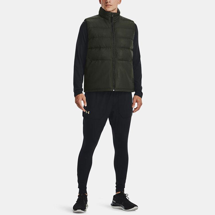 Under Armour Training Sports Casual Down Vest Men Vests Baroque-Green 1342703-310