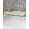 Nesting Table And Center Table Kr Set Gold Cream Wire