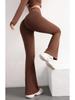 Peach Lift High Waist Quick-Dry Flare Yoga Pants – Nude Feel Women's Fitness Pants