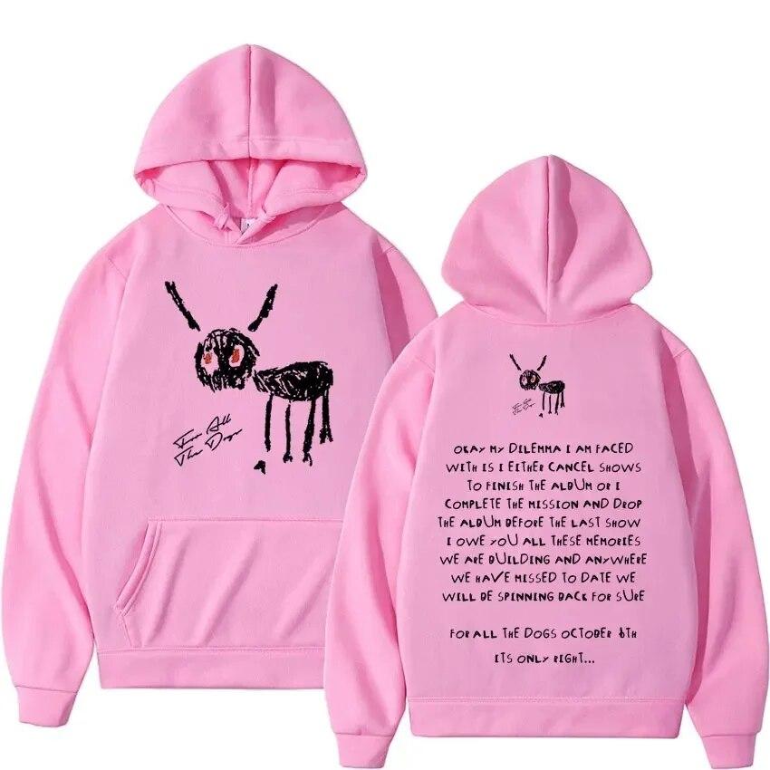 Nový Rapper Drake pro všechny The Dogs Mikiny s kapucí Letter print Unisex ženy Hip Hop Y2K Mikina s kapucí Mikiny s kapucí Pulovry Unisex oblečení