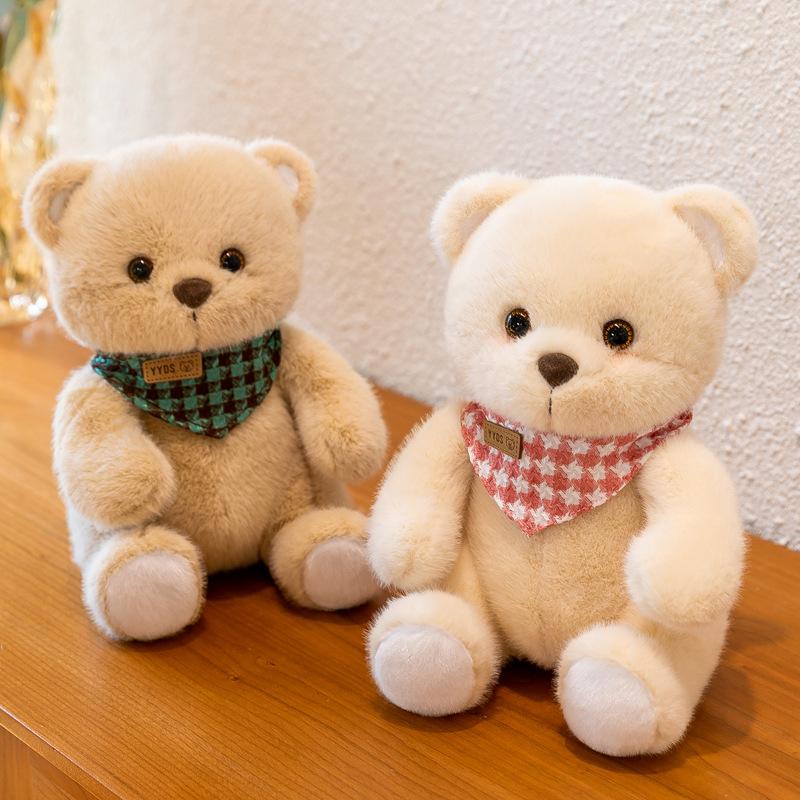 Cute Teddy Bear 8-inch Bear Doll Wedding Throws A Pair of Dolls Boy and Girl Birthday Gift Dolls