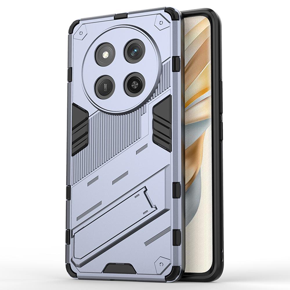 

For Honor X60 Pro 5G/Magic7 Lite 5G Case PC+TPU Shockproof Phone Cover with Kickstand Grey
