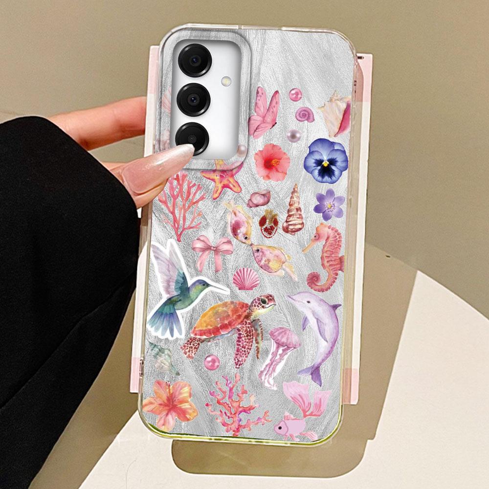 

Чохол для телефону з квіткою та морською твариною для Samsung Galaxy A55 A07 A17 A56 A36 A26 A16 A53 A06 A14 A24 A34 A54 A15 A25 A35 A12 A13 Samsung Galaxy A52 4G білий