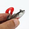 5Pcs/box Fishing Lure 9.3g/10cm Jig Metal Head Soft Bait Swimbaits Fish Jumping Dark Sleeper Jig Fishing Lures Paddle Tail Pike