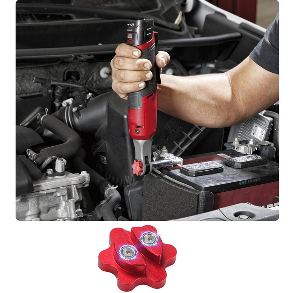 Quick Direction Change Magnetic Ratchet Knob Automotive Repair Aluminum Alloy Construction Strong Dual Magnets China Mainland