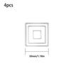 4pcs Shock-Absorbent Ccutting board feet Self Adhesive Feet Pad Portable Silicone Pads  Appliances