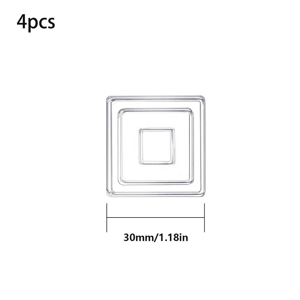 4pcs Shock-Absorbent Ccutting board feet Self Adhesive Feet Pad Portable Silicone Pads  Appliances