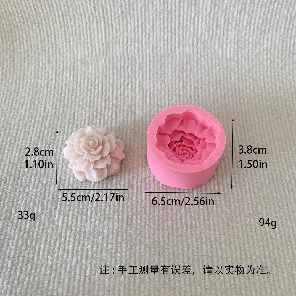 Multi Style Stack Rose Flower Scented Candle Moulds DIY Carnation Aromath Candle Soap Chocolate Cake Baking Tool Resin Crafts