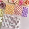 3Pcs Geometric Clay Earring Cutter Gridded Clay Cutter for Earrings Making, Clay Earring Cutter Tool for Jewelry Making