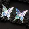 Trendy Colorful Butterfly Stud Earrings for Women - Popular Elegant Dangle Design