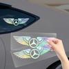 Car Logo Decorative Colorful Laser Reflective Waterproof Decals for Mercedes Benz W211 W204 W210 W203 CLA GLA Auto Accessories