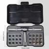 1 SET 24-in-1 Cacciavite a cricchetto magnetico bidirezionale con impugnatura a cambio rapido, Custodia portatile resistente - Kit professionale per riparazioni elettroniche