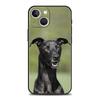 Galgo Greyhound Dog Luxury Phone Case For iPhone 17 Air 16 Plus 13 15 14 12 11 Pro MAX 7 8 SE Soft TPU Black Cover